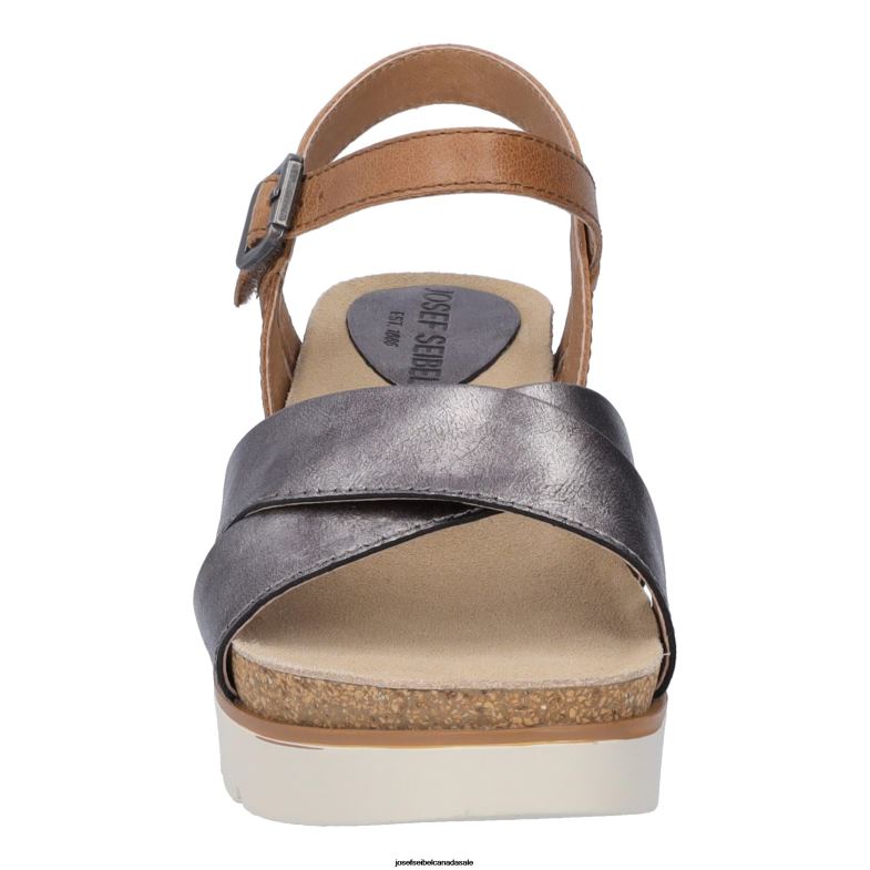 Women Josef Seibel Clea 10 ANTHRAZIT Sandals XP2NL127