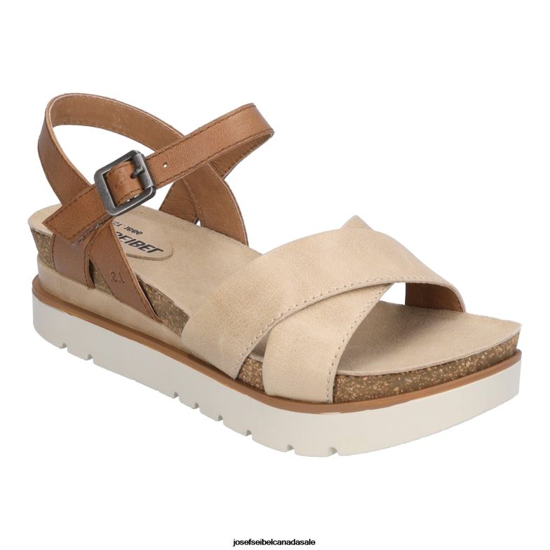 Women Josef Seibel Clea 10 CREME Sandals XP2NL128