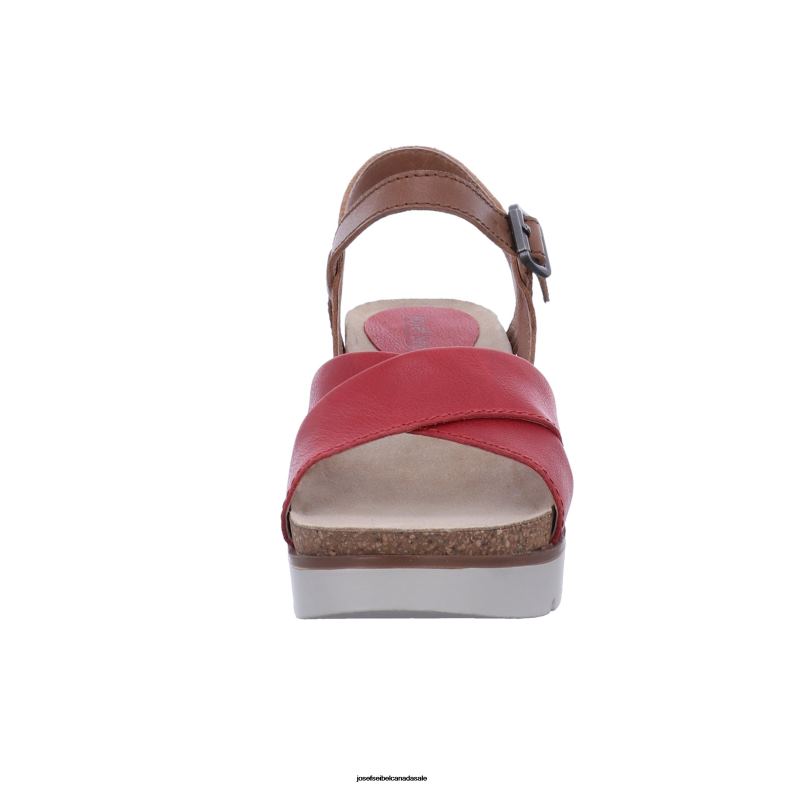 Women Josef Seibel Clea 10 RED Sandals XP2NL123