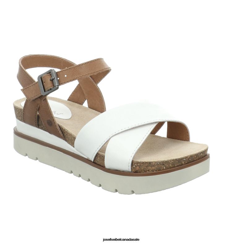 Women Josef Seibel Clea 10 WHITE Sandals XP2NL125