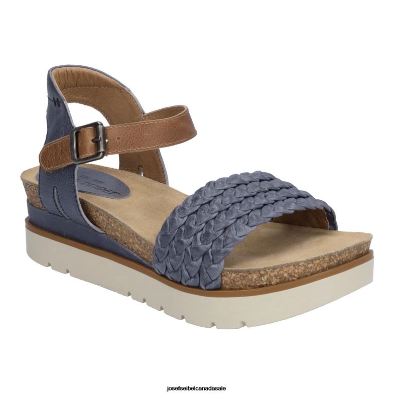 Women Josef Seibel Clea 16 JEANS Sandals XP2NL64