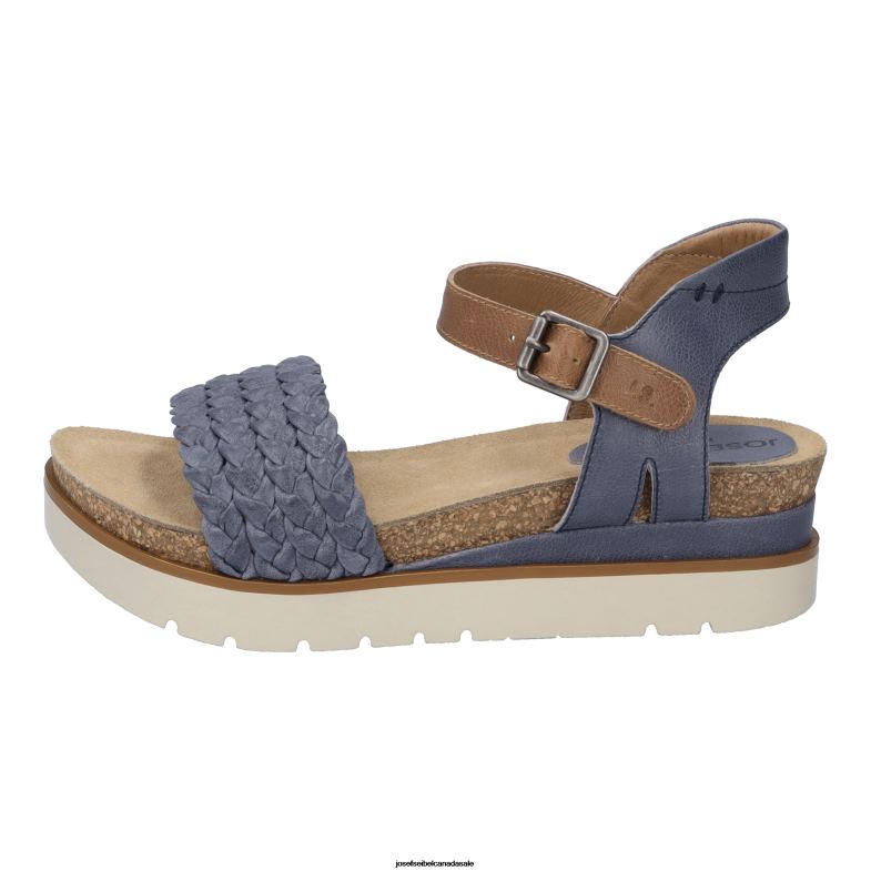 Women Josef Seibel Clea 16 JEANS Sandals XP2NL64