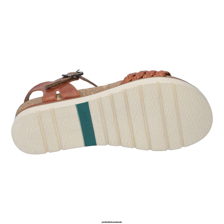 Women Josef Seibel Clea 16 ORANGE Sandals XP2NL61