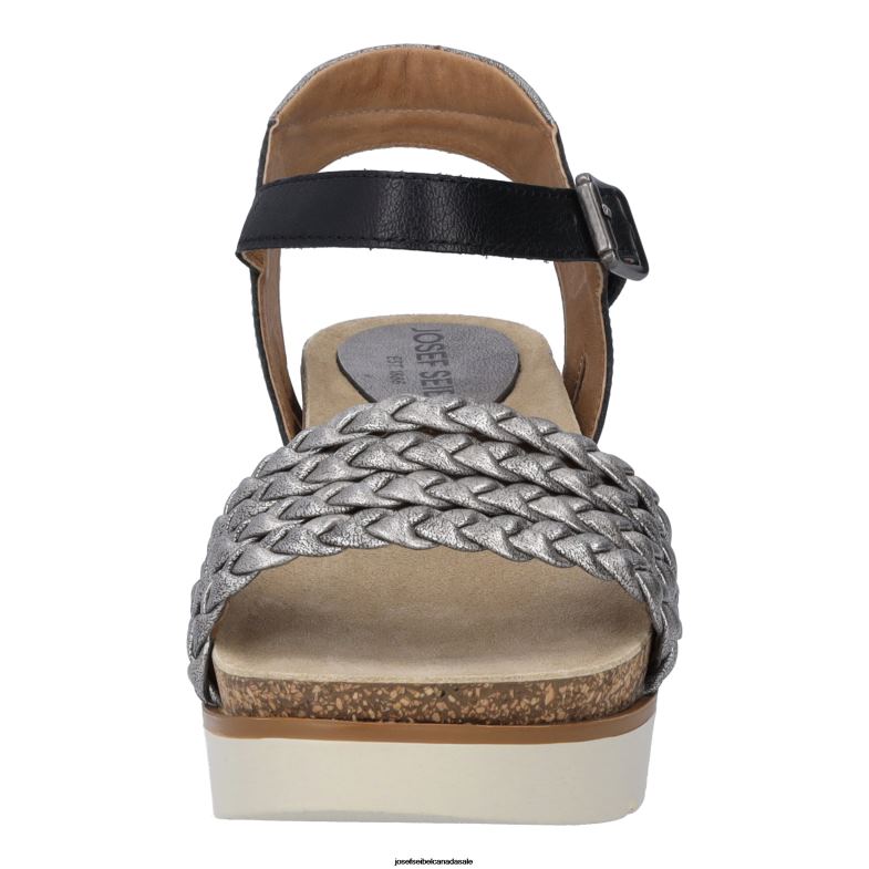Women Josef Seibel Clea 16 PLATIN Sandals XP2NL65