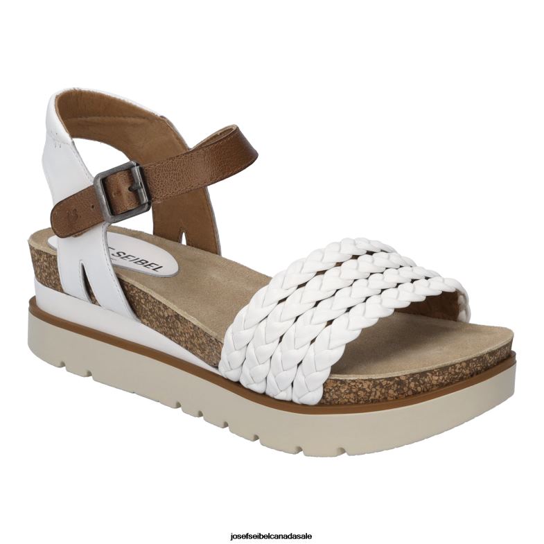 Women Josef Seibel Clea 16 WHITE Sandals XP2NL66