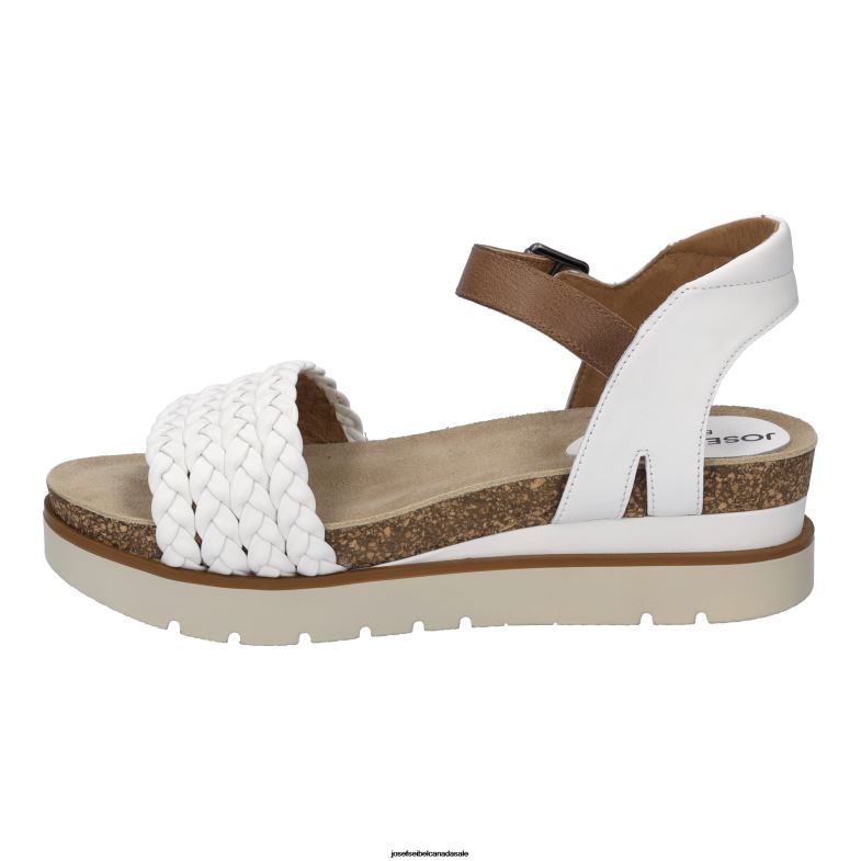 Women Josef Seibel Clea 16 WHITE Sandals XP2NL66