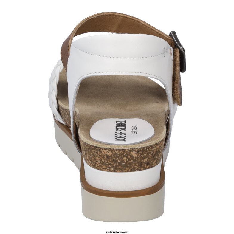 Women Josef Seibel Clea 16 WHITE Sandals XP2NL66