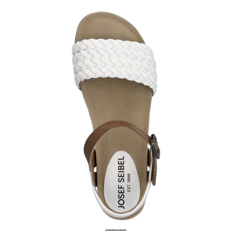Women Josef Seibel Clea 16 WHITE Sandals XP2NL66