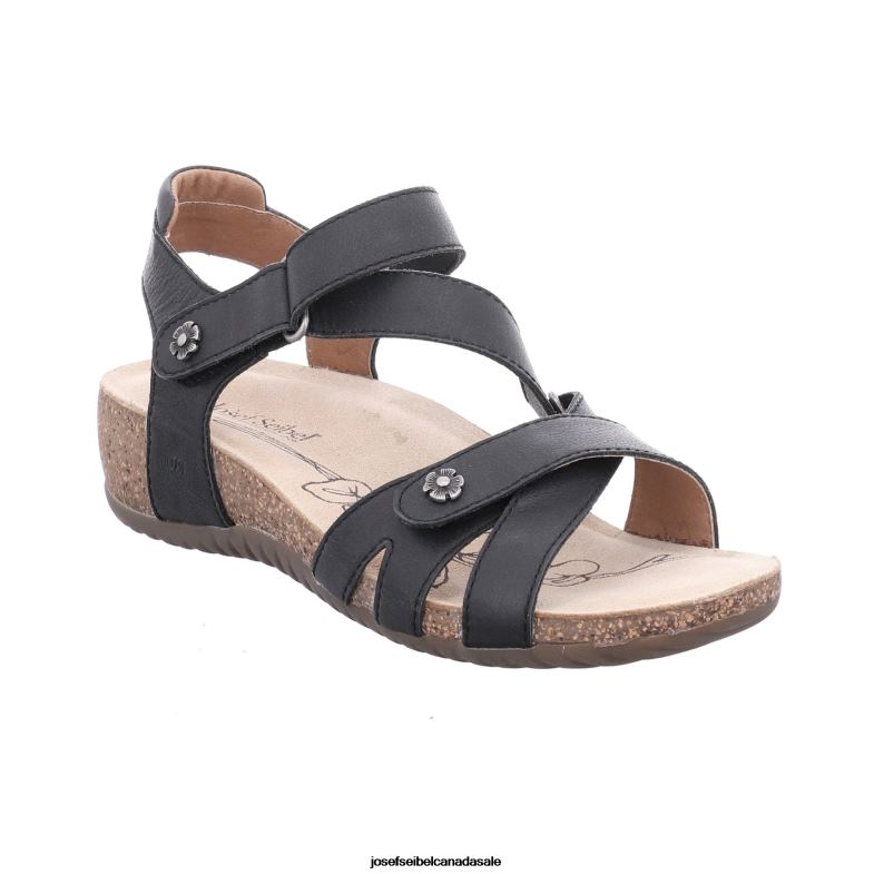 Women Josef Seibel Natalya 11 BLACK Sandals XP2NL112