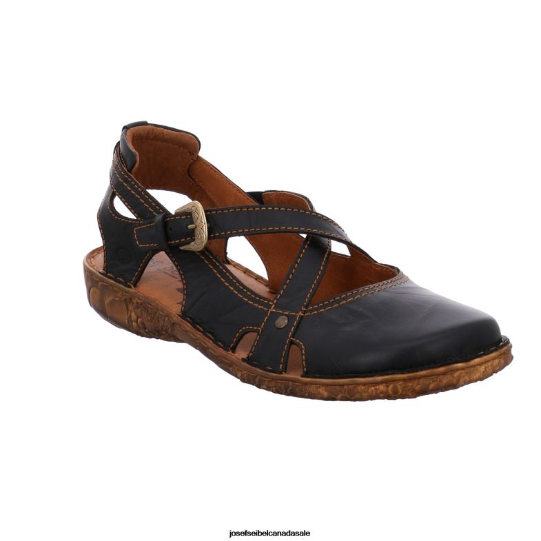 Women Josef Seibel Rosalie 13 BLACK Sandals XP2NL139