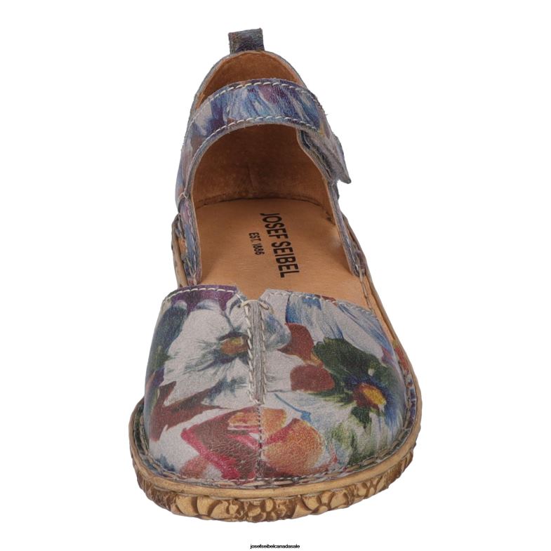 Women Josef Seibel Rosalie 42 GRAPHITE PRINT Sandals XP2NL149