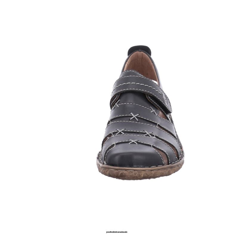 Women Josef Seibel Rosalie 45 BLACK Sandals XP2NL151