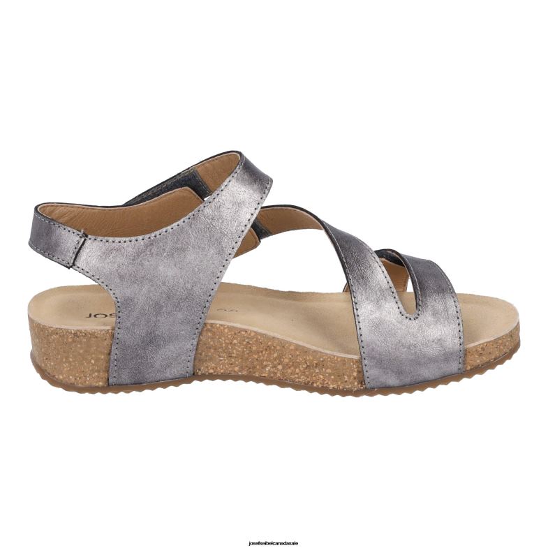 Women Josef Seibel Tonga 25 ANTHRAZIT Sandals XP2NL78