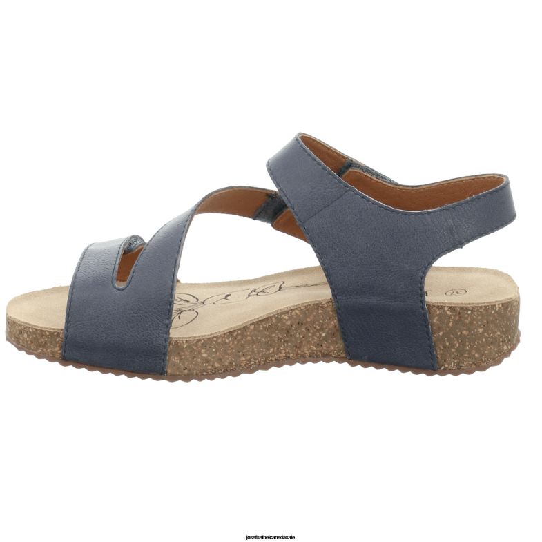 Women Josef Seibel Tonga 25 JEANS Sandals XP2NL75