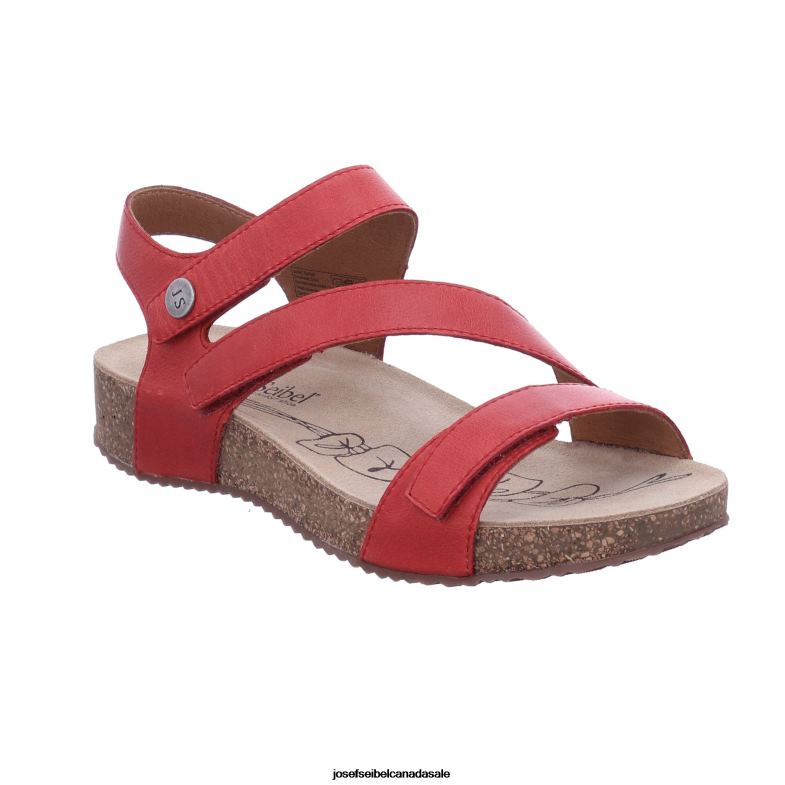Women Josef Seibel Tonga 25 RED Sandals XP2NL74
