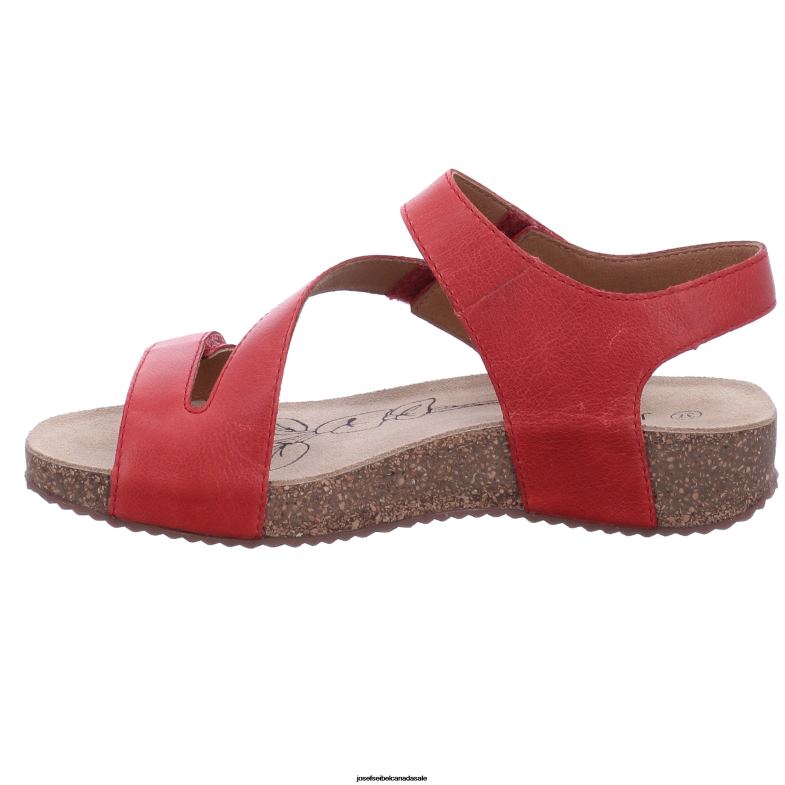 Women Josef Seibel Tonga 25 RED Sandals XP2NL74