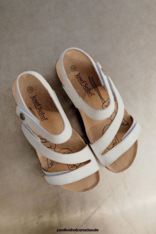 Women Josef Seibel Tonga 25 WHITE Sandals XP2NL79
