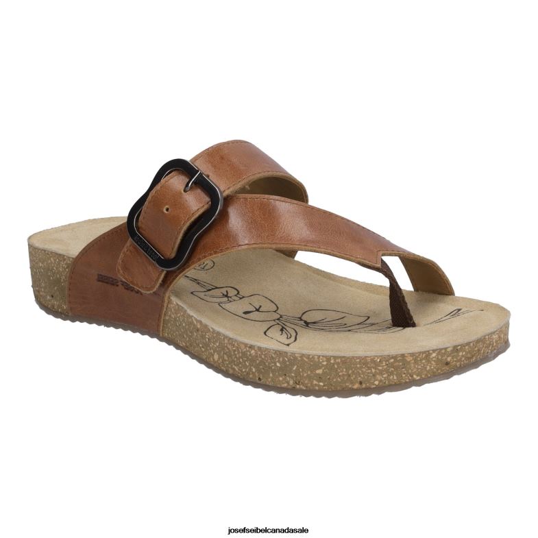 Women Josef Seibel Tonga 77 CAMEL Sandals XP2NL84