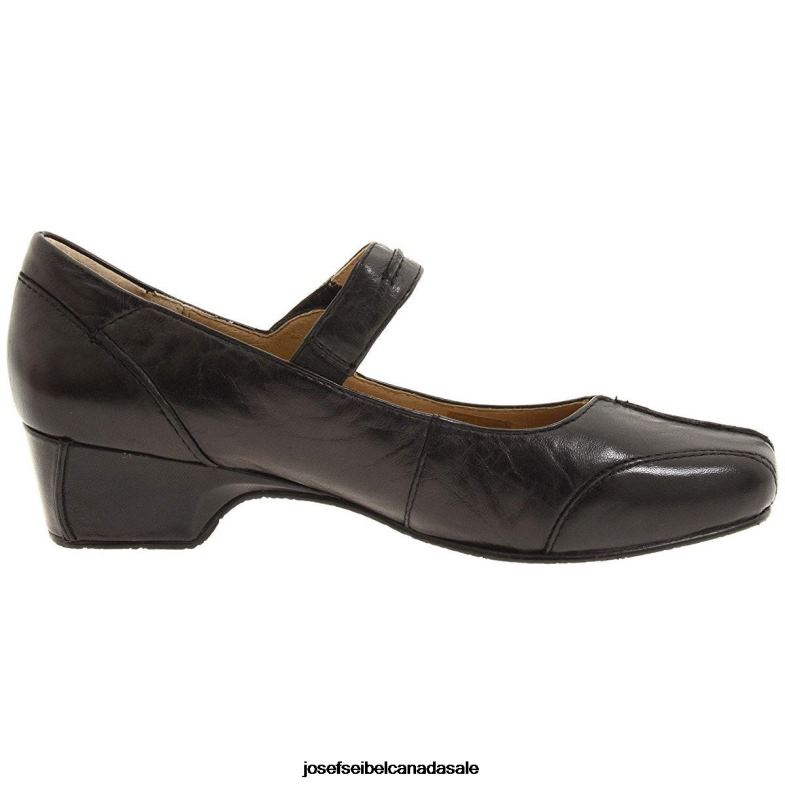 Women Josef Seibel Cara BLACK Slip-On Shoes XP2NL193