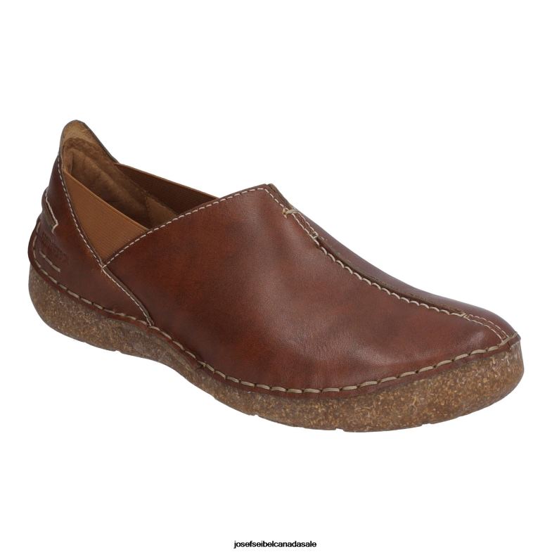 Women Josef Seibel Fergey 69 BRANDY Slip-On Shoes XP2NL194