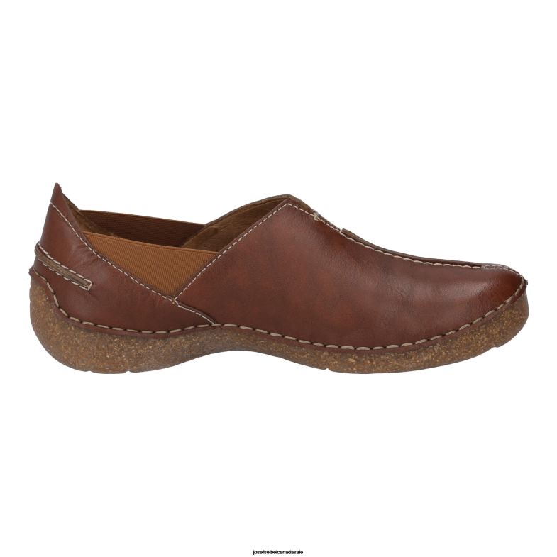 Women Josef Seibel Fergey 69 BRANDY Slip-On Shoes XP2NL194