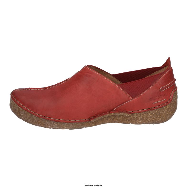Women Josef Seibel Fergey 69 RED Slip-On Shoes XP2NL195