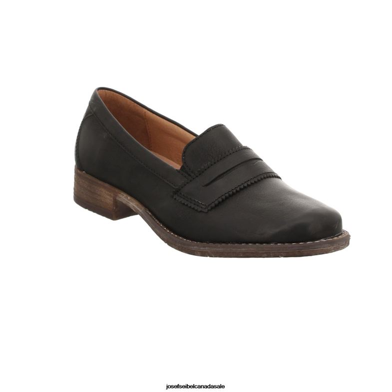 Women Josef Seibel Sienna 96 BLACK Slip-On Shoes XP2NL173