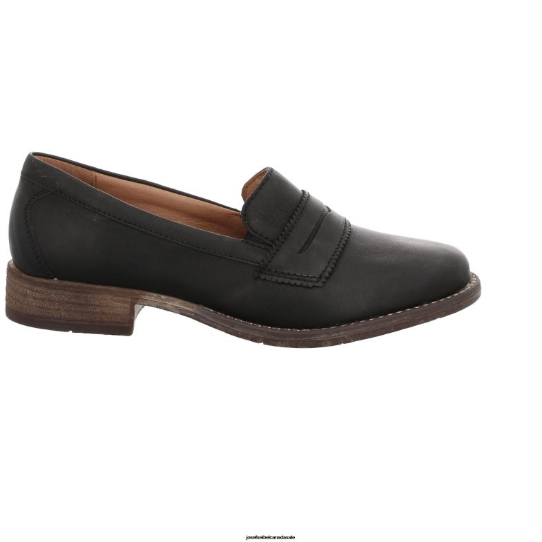 Women Josef Seibel Sienna 96 BLACK Slip-On Shoes XP2NL173