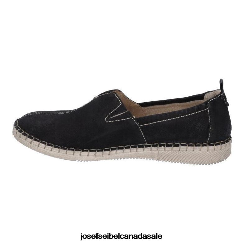 Women Josef Seibel Sofie 38 BLACK Slip-On Shoes XP2NL192