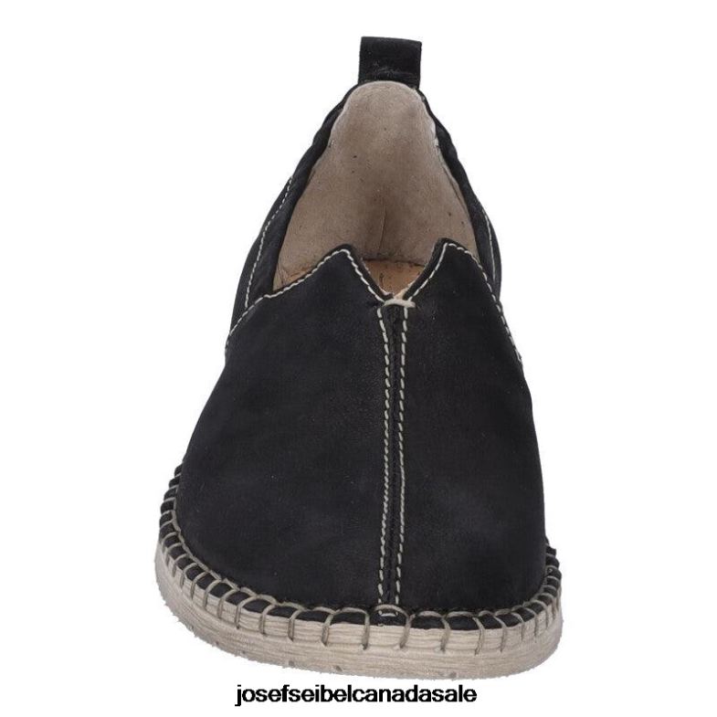 Women Josef Seibel Sofie 38 BLACK Slip-On Shoes XP2NL192